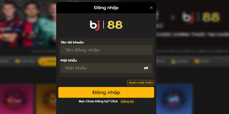 Hướng dẫn cách đăng nhập BJ88 